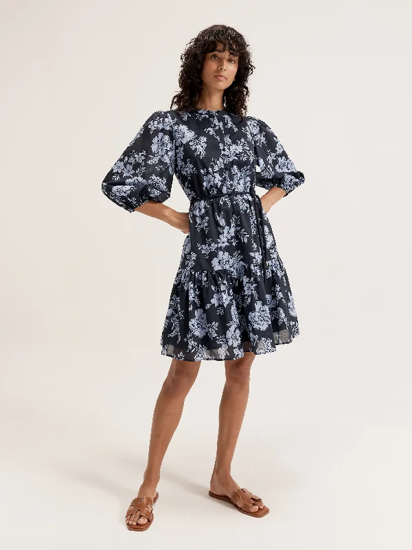 Mini dresses for road trips -High Seas Floral Mini Dress