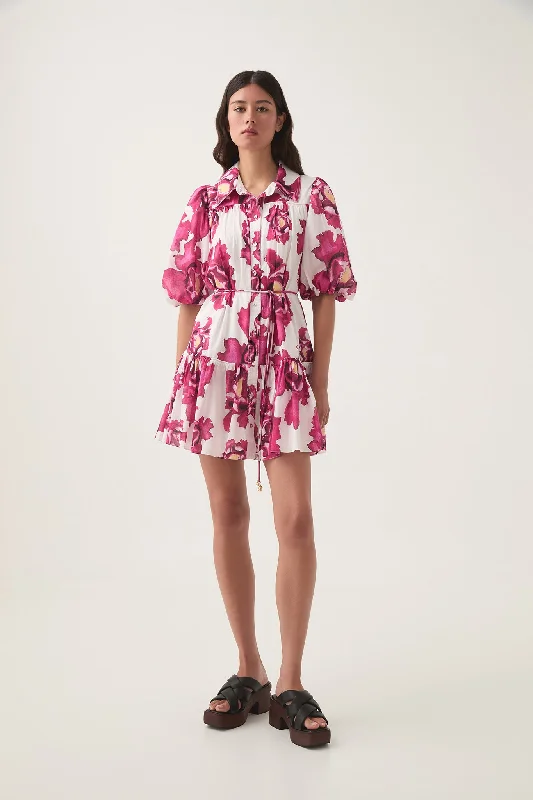 Mini dresses for park brunches -Eliza Smock Mini Dress