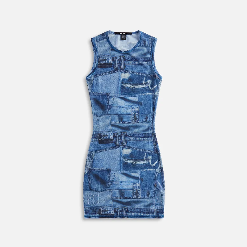 Mini dresses in star print -Ksubi Studio Mini Dress - Denim