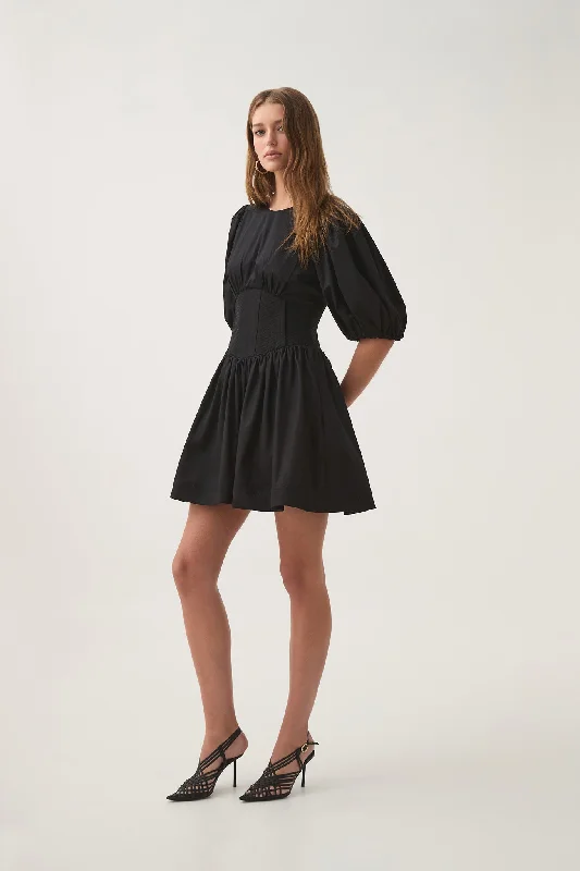 Mini dresses for pop-up events -Billie Corded Mini Dress