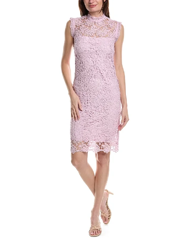 Midi dresses in quilted fabric -Nanette Nanette Lepore Fanciful Lace Midi Dress