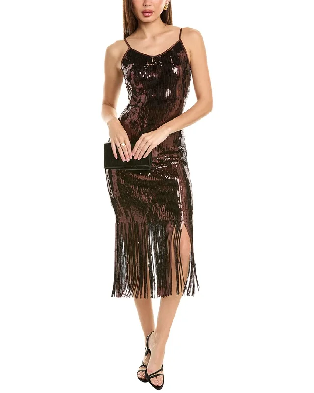 Midi dresses for weekend nights -Nanette Nanette Lepore Sequin Midi Dress