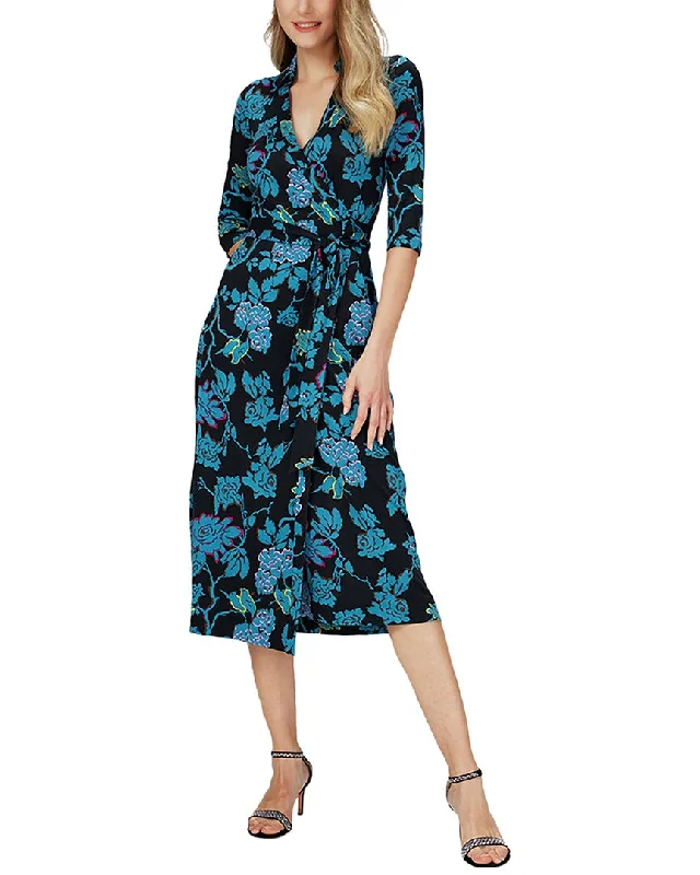 Midi dresses in baroque print -Diane von Furstenberg Abigail Silk Midi Dress