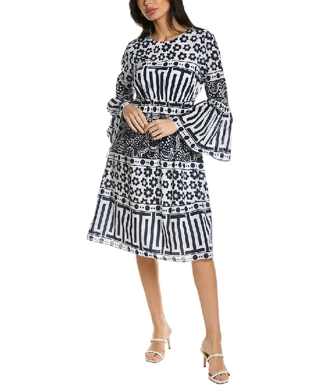 Midi dresses for rooftop brunch -Trina Turk Fondulac Midi Dress