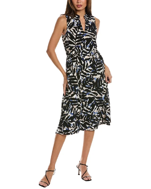 Midi dresses for homecoming -Anne Klein Jenna Drawstring Midi Dress