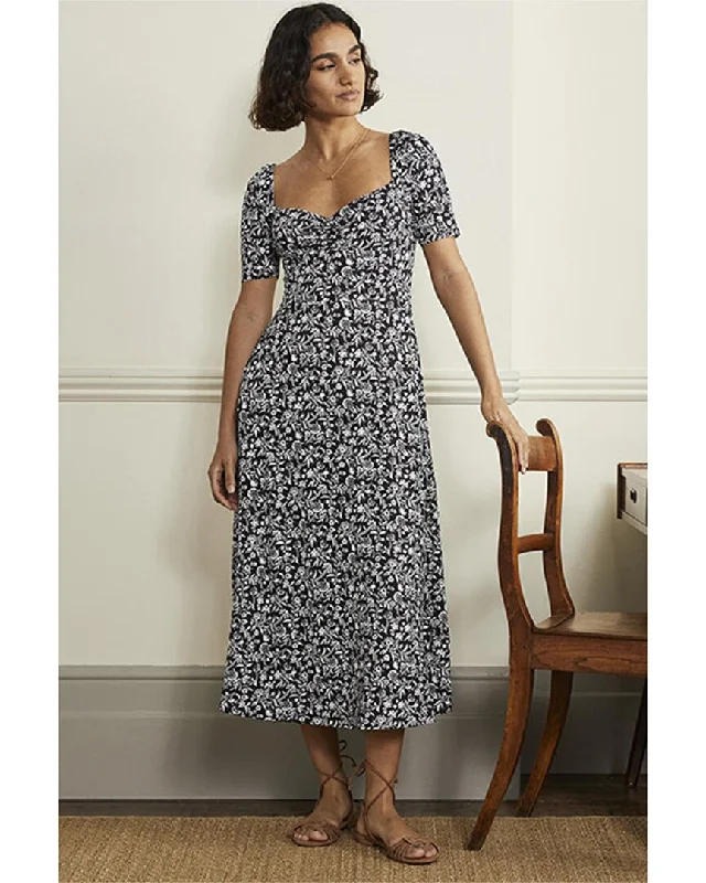 Midi dresses for cruise vacations -Boden Sweetheart Jersey Midi Dress