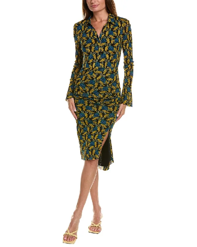 Midi dresses in glossy fabric -Diane von Furstenberg Lilly Midi Dress