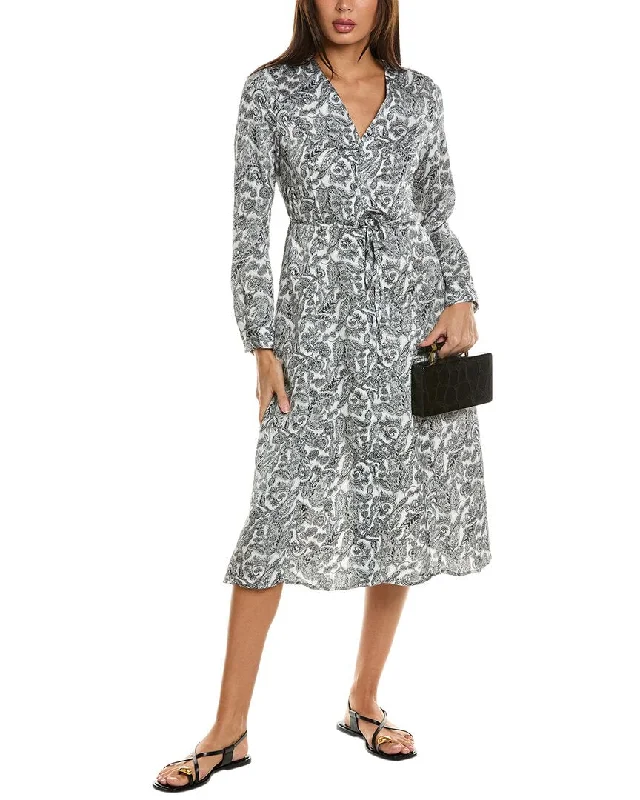 Midi dresses for weekend lunches -Maison Maar Midi Shirtdress