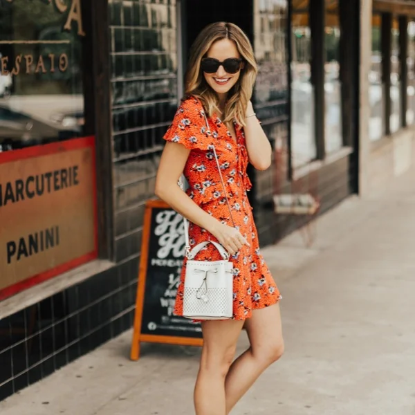 Floral Print Mini Dress 