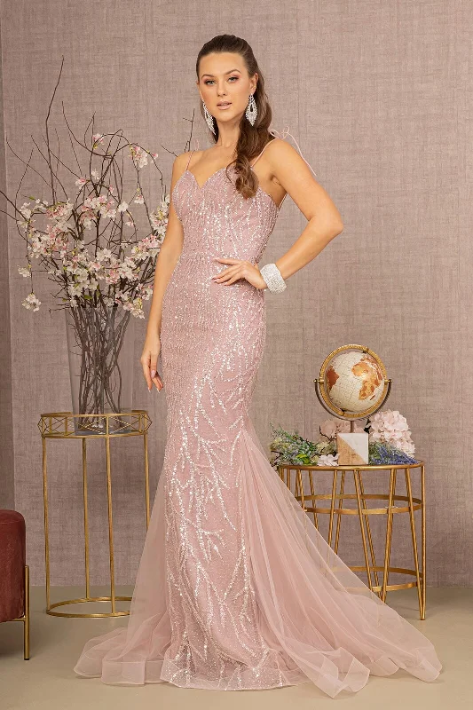 purple spring evening dress -Embellished Sweetheart Mermaid Dress by GLS Gloria GL3121