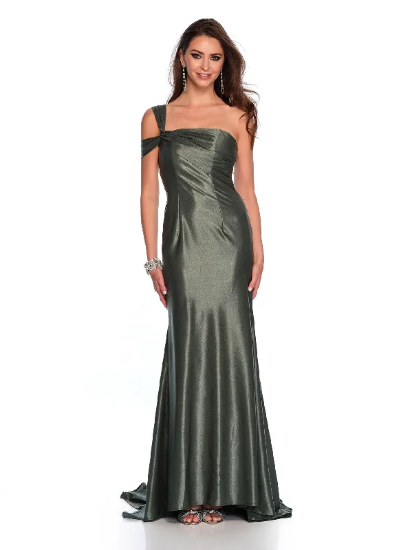 elegant rose evening dress -Long Evening Dress by Dave and Johnny 11486