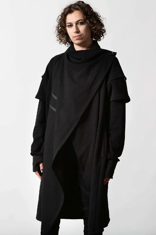 layered maxi dresses for women -Cypher Long Coat - Resurrect