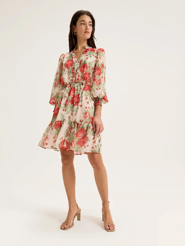 Mini dresses for theater night -De La Rose Mini Dress