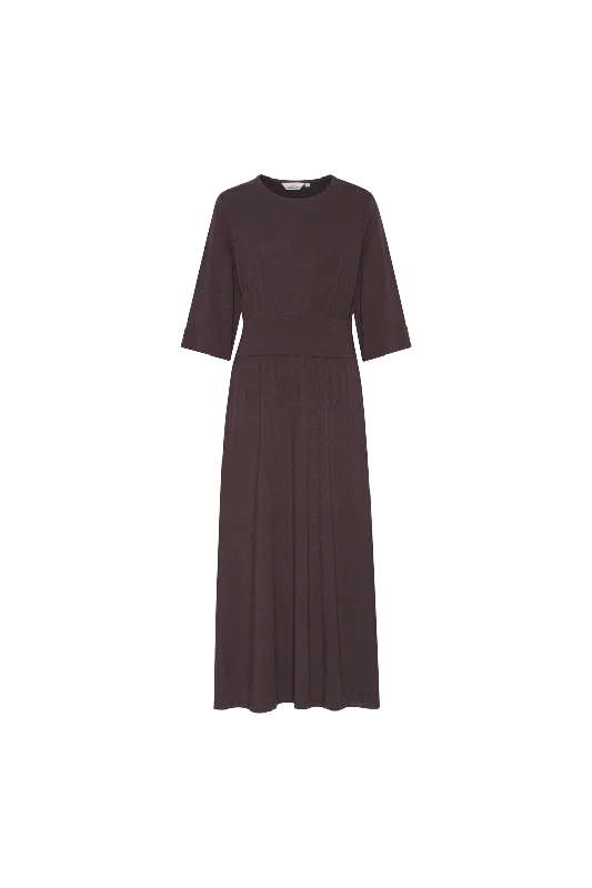 bold red maxi dresses online -Jo Long Dress - Chocolate Plum