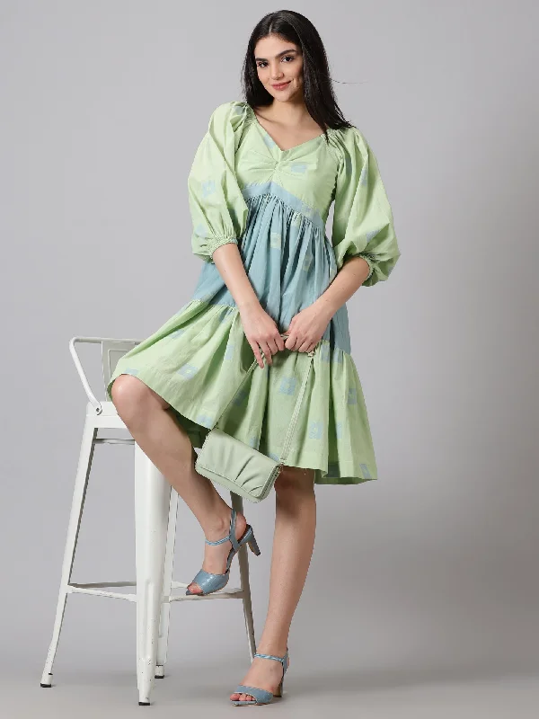 Mini dresses with high-low hem -Sage Ruffled Mini Dress